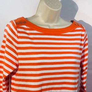 Rafaella Weekend Shoulder Button Details Size S/P